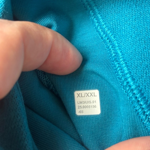 Lululemon Scuba Oversized Side-Slit Hoodie In Hawaiian Blue XL/XXL - Picture 5 of 5